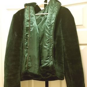 Emerald Green Cropped Jacket